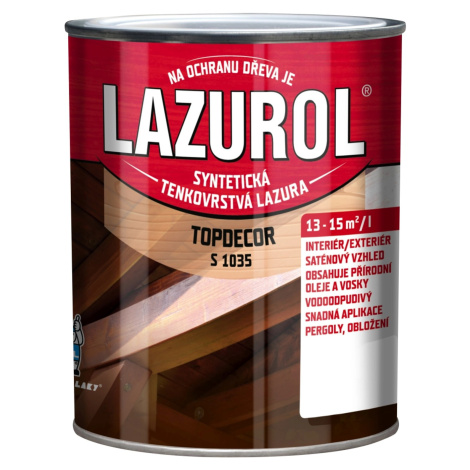 Lazurol Topdecor S1035 lazúra 750 ml palisander