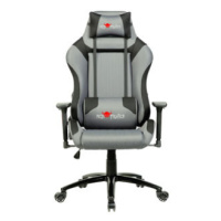 Herní židle Red Fighter C3, šedá, odnímatelné polštářky
