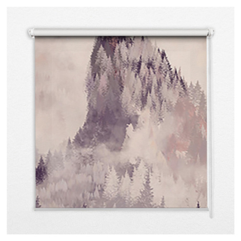 TULUP VNÚTORNÁ roleta - okenná roleta - roleta - 130x140 cm - Maľované hory
