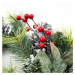 Vianočný veniec Berry and pinecone červená, 50 x 13 cm