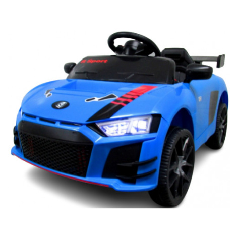 mamido  Elektrické cabrio A1 v modrej farbe s funkciou hojdania a diaľkovým ovládaním