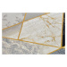 Kusový koberec Flair 105610 Noble Black Grey Gold – na ven i na doma - 80x165 cm Hanse Home Coll