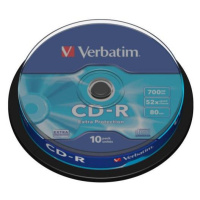 VERBATIM CD-R(10-Pack)Spindle/EP/DL/52x/700MB