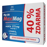 ZDROVIT MaxiMag Horčík 375 mg+B6 40% Zadarmo 70 tvrdých kapsúl