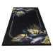 DY Čierny vzorovaný koberec Lewy Rozmer: 80x150 cm