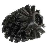Náhradná čierna hlavica WC kefy Wenko, ø 8 cm