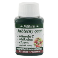 MEDPHARMA Jablčný ocot, vitamín C, vláknina, chróm 30 + 7 tabliet ZADARMO