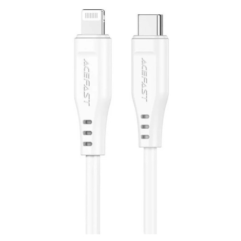 Kábel Cable USB MFI Acefast C3-01, USB-C to Lightning, 30W, 1.2m (white)