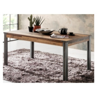 Jedálenský stôl Prime 160x90 cm, vintage optika dreva%
