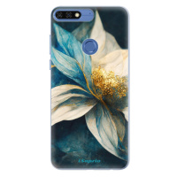 Silikónové puzdro iSaprio - Blue Petals - Huawei Honor 7C