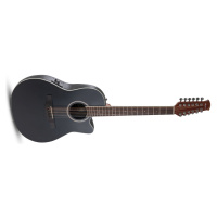 Applause AB2412II Mid Cutaway 12 Black Satin