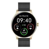 GARETT ELECTRONICS Smartwatch Classy zlato-čierna oceľ chytré hodinky