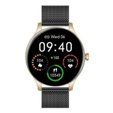 GARETT ELECTRONICS Smartwatch Classy zlato-čierna oceľ chytré hodinky