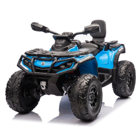 mamido Detská elektrická štvorkolka Can-Am Outlander ATV 4x200W modrá