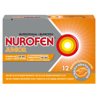 NUROFEN Junior s pomarančovou príchuťou 12 kapsúl