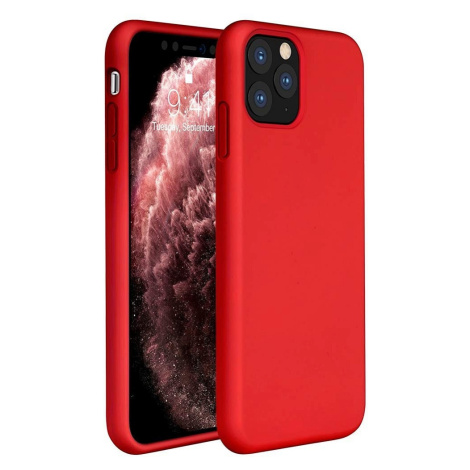 Apple iPhone 13 Mini, silikónové puzdro, Wooze Liquid Silica Gel, červené