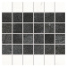 Mozaika RAKO Vein čiernobiela 30x30 cm mat WDM06233.1