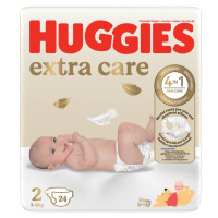 HUGGIES® Plienky jednorázové Extra Care 2 (3-6 kg) 24 ks