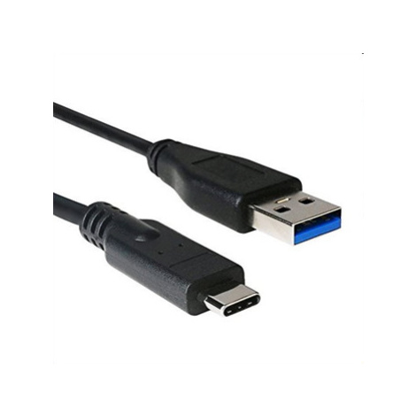 Kabel C-TECH USB 3.0 AM na Type-C kabel (AM/CM), 2m, čierny