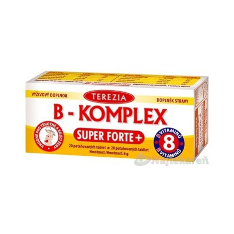 TEREZIA B-KOMPLEX SUPER FORTE+ 20 ks