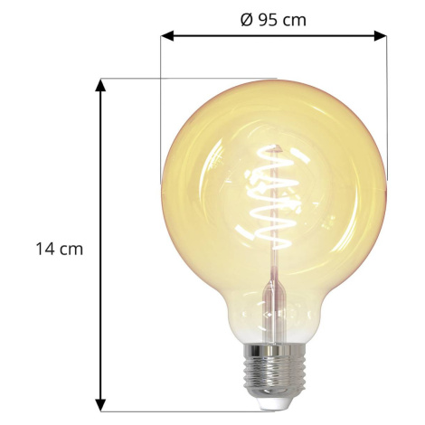 LUUMR Smart LED E27 G95 4,9W ZigBee Tuya Hue sada 3
