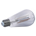 LUUMR Smart LED, sada 3 ks, E27, ST64, dymovo sivá, 4,9 W, Tuya