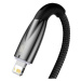 Kábel Baseus Glimmer Series CADH000301, USB-A na Apple Lightning 8-pin 2,4A, 2m, čierny
