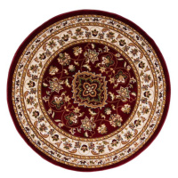 Kusový koberec Sincerity Royale Sherborne Red kruh Rozmery koberca: 133x133 kruh