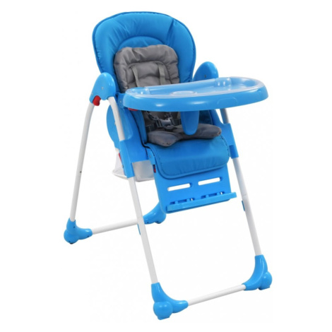 Detská jedálenská stolička Dekorhome Modrá vidaXL