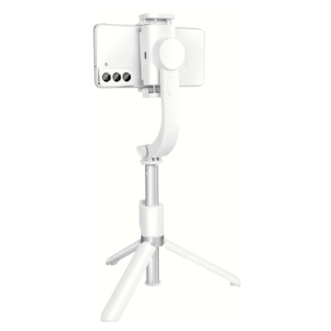 Selfie tyč so statívom a diaľkovým ovládaním Bluetooth Gimbal stabilizátor SSTR-L08 biely