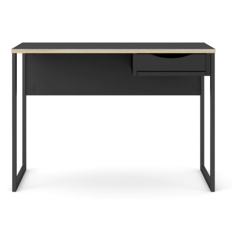 Čierny pracovný stôl Tvilum Function Plus, 110 x 48 cm