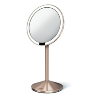 Kozmetické zrkadielko Simplehuman Mini Rose Gold nerez oceľ SHST3010