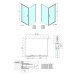 POLYSAN - Easy Line obdĺžniková/štvorcová sprchová zástena pivot dvere 900-1000x900 L/P,brick sk