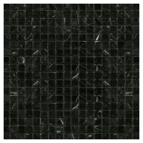 Kamenná mozaika Premium Mosaic Stone černá 30x30 cm leštěná STMOS15BKP