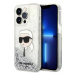 Kryt Karl Lagerfeld iPhone 14 Pro Max 6,7" silver hardcase Glitter Karl Head (KLHCP14XLNKHCH)