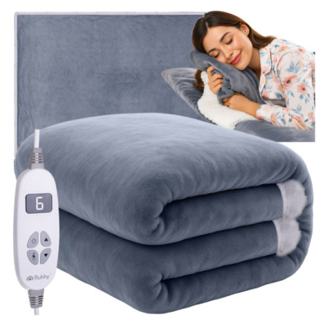 Elektrickávyhrievanádeka180x130cm-siváskožušinou