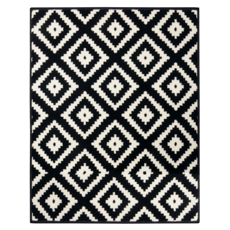 Kusový koberec Hamla 105477 Black Cream - 80x200 cm Hanse Home Collection koberce