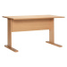 Pracovný stôl s doskou v dubovom dekore 70x140 cm Forma – Hübsch