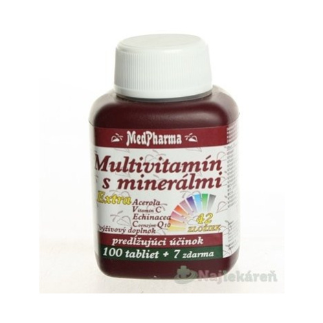 MedPharma Multivitamín s minerálmi + Extrakt C Q10 107 tabliet