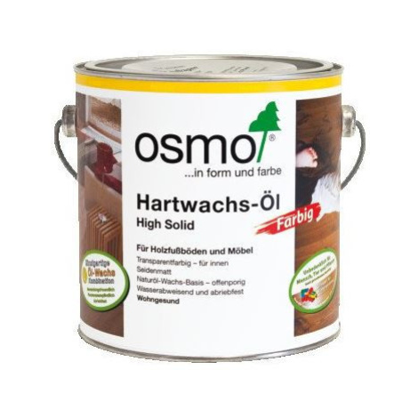 OSMO Tvrdý voskový olej Original na podlahy - farebný 3075 - čierna 0,125 L
