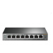 tp-link TL-SG108PE, 8 port Gigabit Easy Smart Switch, 8x 10/100/1000M RJ45 ports,  4x PoE+ 55W, 