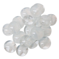 Chessex Skleněné žetony - Gaming Glass Stones (různé barvy) Barva: Catseye White