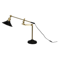 Stolová lampa v čiernej a zlatej farbe (výška 50 cm) Penelope – Dutchbone