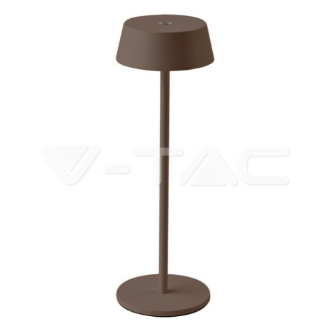 2W LED stolová lampa Corten 3000K IP54 VT-7562 (V-TAC)