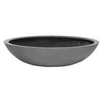 Kvetináč Jumbo Bowl, farba sivá, viac veľkostí - PotteryPots Velikost: S - v. 17 cm, ⌀ 70 cm