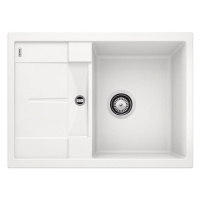 Blanco Metra 45 S Compact, silgranitový drez 680x500x190 mm, 1-komorový, biela, BLA-519565