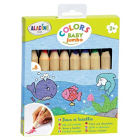 Aladine Farbičky pre najmenších Colors Baby Jumbo 8 ks