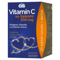 GS Vitamín C500 + šípky - darčekové balenie 120 tabliet