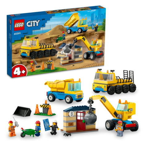 LEGO LEGO® Vozidla ze stavby a demoliční koule 60391