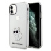 Kryt Karl Lagerfeld iPhone 11 / Xr 6,1" transparent hardcase Ikonik Choupette (KLHCN61HNCHTCT)